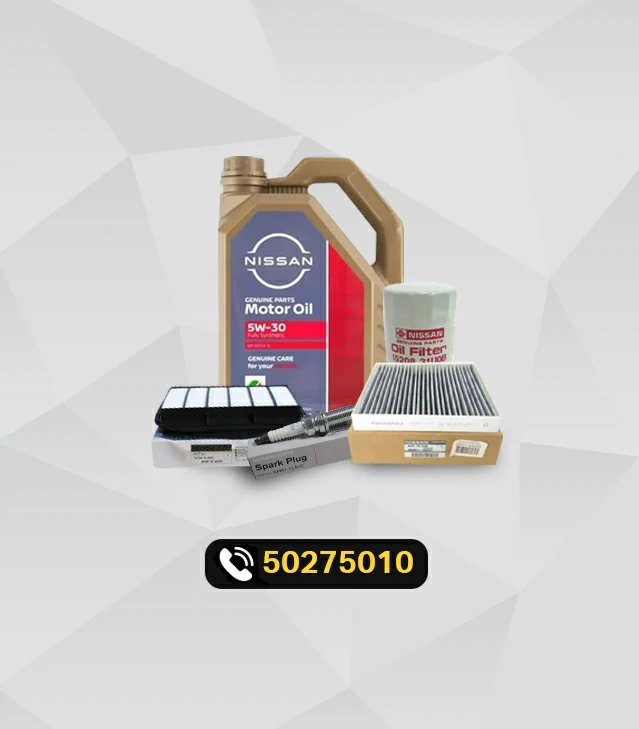 الباقة الذهبية لصيانة نيسان باترول Y62 6 سلندر 4.5L قطع غيار أصلية